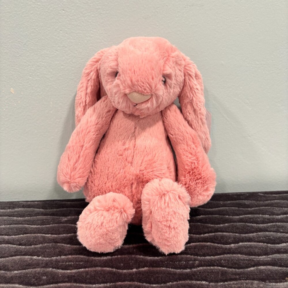 RARE Jellycat Medium Bashful Petal Bunny BNWT - Picture 2 of 6